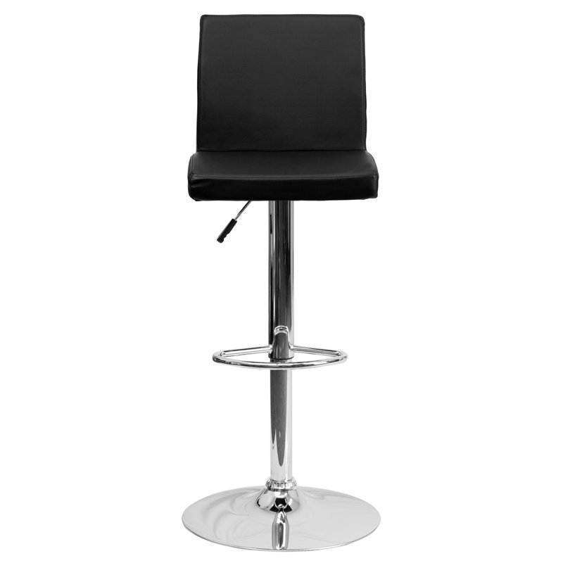 Tabouret de bar à hauteur réglable Nobles, Noir