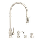 Pull Down Single Handle Kitchen Faucet with Side Spray