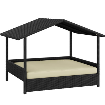 Rattan Dog House