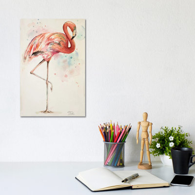 Flamingo II by Patricia Pinto - Wrapped Canvas Painting