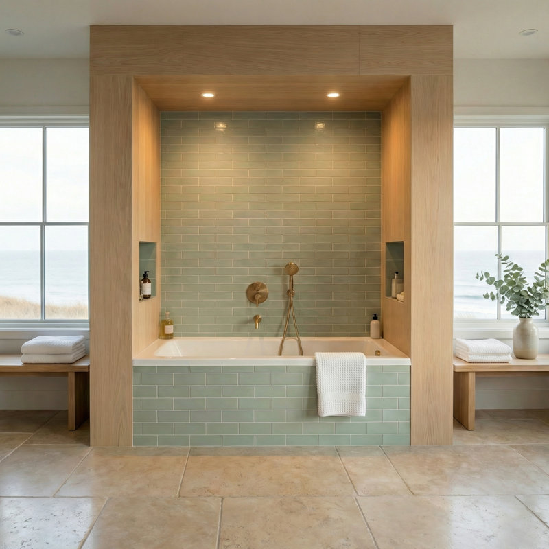 Baignoire à drain universelle en acrylique 60 x 32 en acrylique Dreamline accessible Living Prism