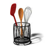 Gemala Steel Round Utensil Crock