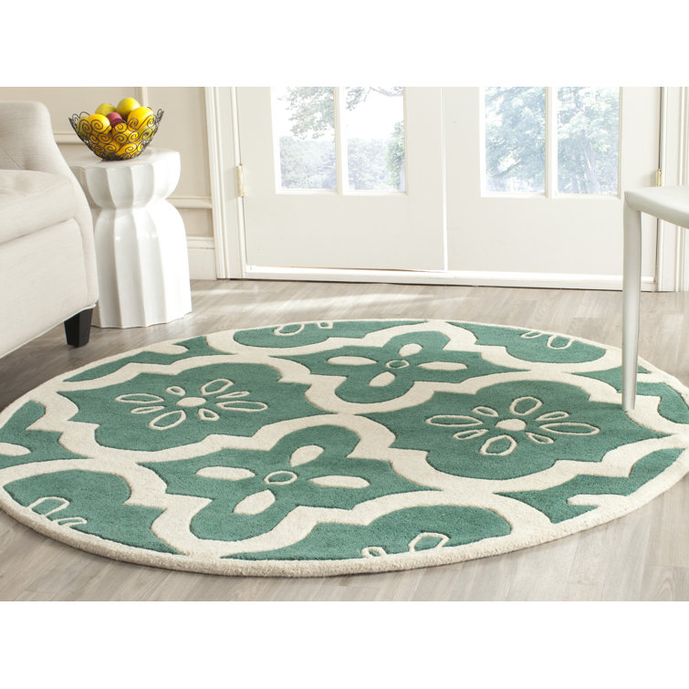 Carolene Hand Tufted Wool Geometric Rug