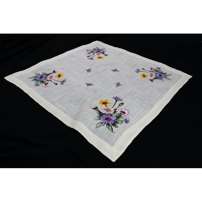 Passerine Floral Square Table Topper