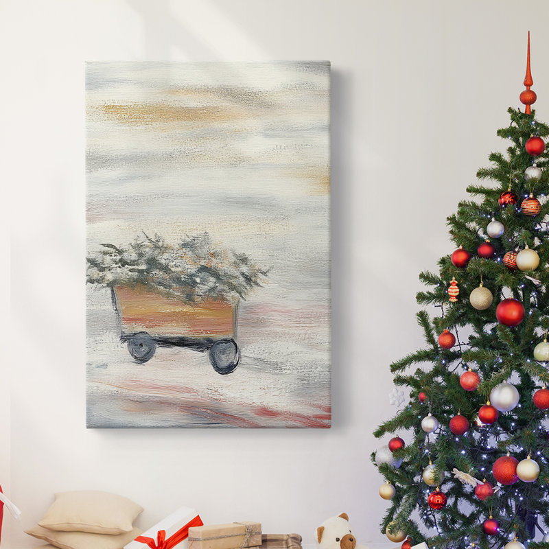 Art des Fêtes de Noël - Toile tendue avec châssis CCXL III, H 36 po x l 24 po