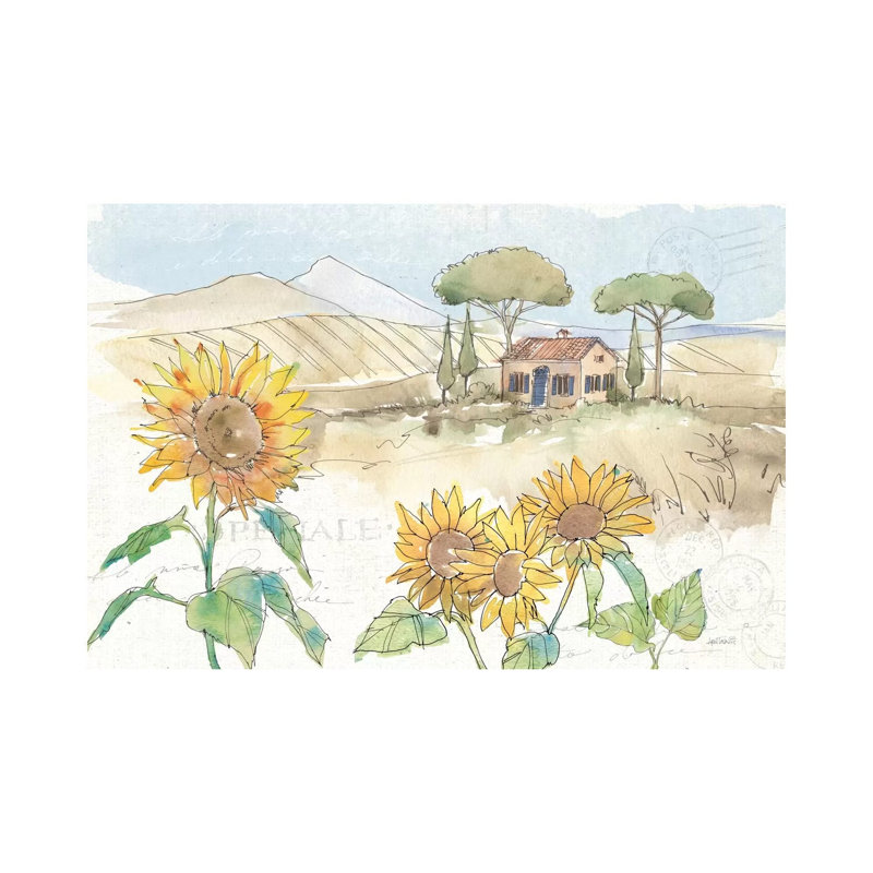 Tuscan Elegance III by Anne Tavoletti - Wrapped Canvas Painting, 66.04cm H x 101.6cm W x 1.91cm D