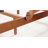  Modern Solid Wood Platform Bed Frame with Headboard, Brown-1791813258