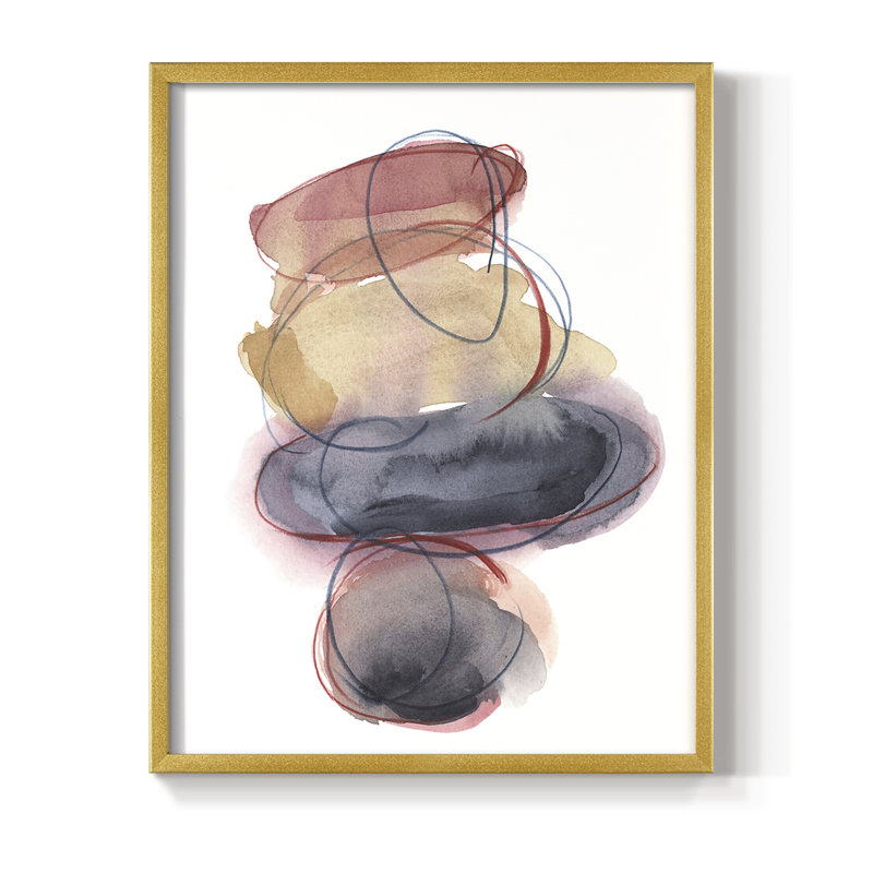 «Balancing Act I», reproduction encadrée - bois massif, H 28 po x l 22 po