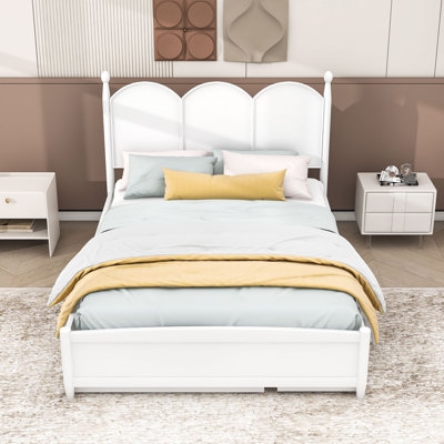 Gerrie Queen Murphy Bed Wall Bed with Wardrobe, Shelves and LED Lights