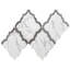 Stately Hudson 9.5" x 15" Porcelain Marble Look Wall & Floor Tile