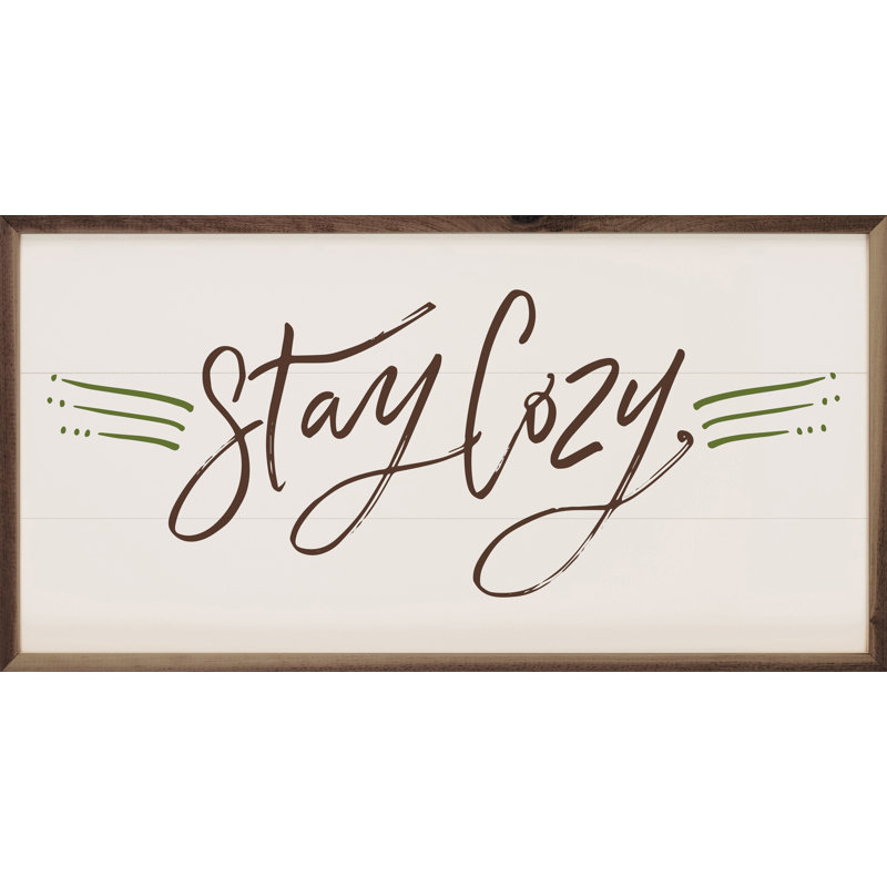 «Happy Fall Stay Cozy» sur bois, H 18 po x l 36 po x P 1,47 po