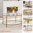 Cellestine Round Glass Coffee Table-270564727-351570200