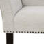 Banc rembourré crème