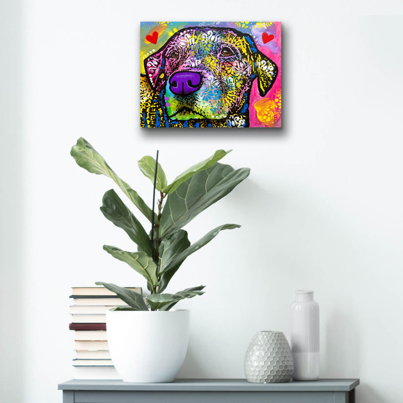  «Elation» par Dean Russo, art mural en verre acrylique, 16 po x 12 po