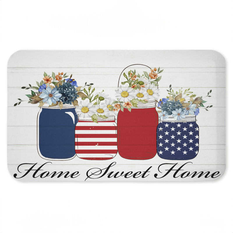 Tapis de sol Patriotic Flower Jars
