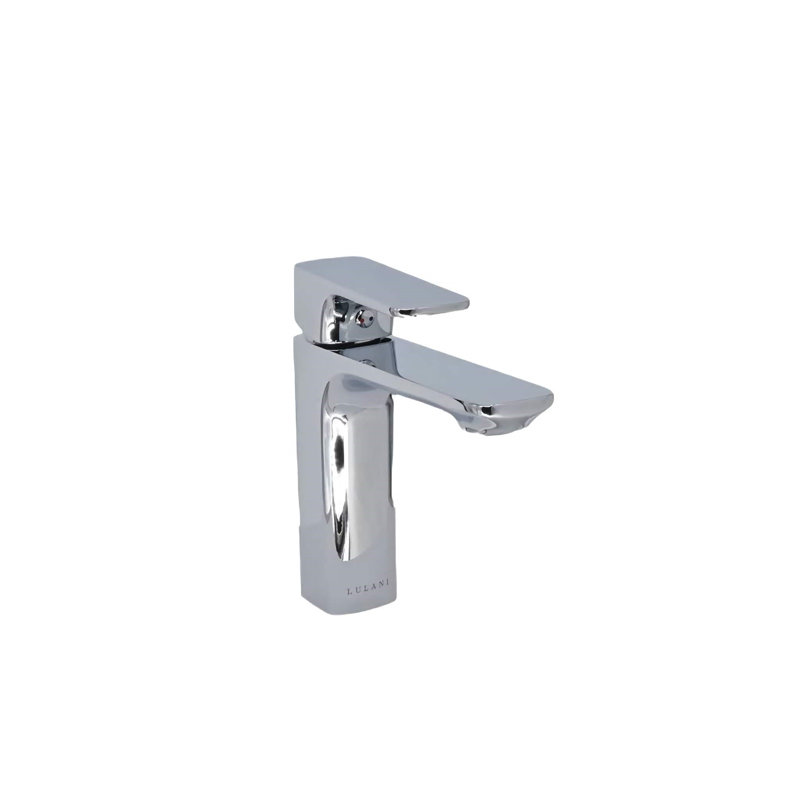 Lulani Corsica Single Hole Bathroom Faucet with Drain Assembly, Chrome