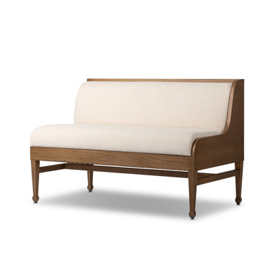 Banc de salle à manger Priscilla RAF - 49 po - Crypton Wayfarer Snow