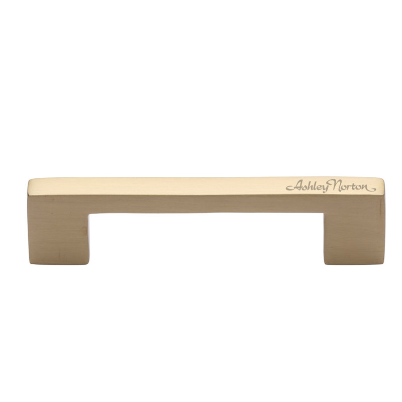 Urban Cabinet Bar Pull, Satin Brass, 8"