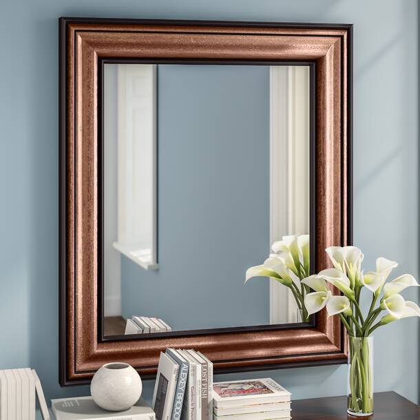 Lark Manor Ukiah Solid Wood Flat Wall Mirror & Reviews | Wayfair