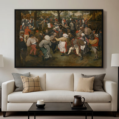The Wedding Dance, c. 1566-Pieter Bruegel the Elder-Framed Gallery Wrapped Canvas