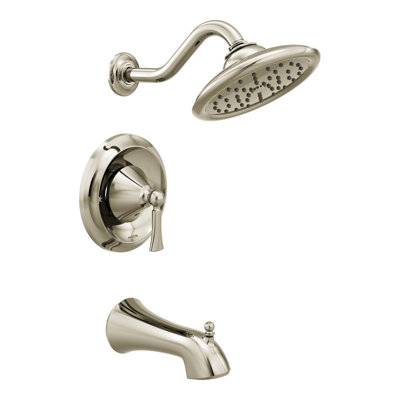 Garniture de robinet de baignoire et douche à poignée levier Wynford Moentrol