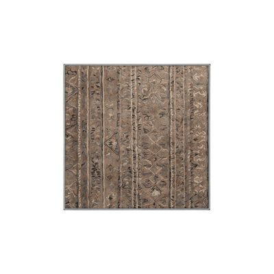 Machine Washable Grey Area Rug GSIX03599