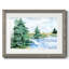 Evergreen Lake I - Art mural grandiose et encadré sous verre, grand salon-1038940497-1038940499