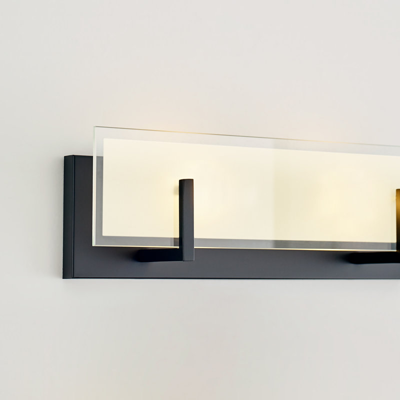 Syll - Light LED Vanity Light, Midnight Black, No Bulb Included, 2-Light