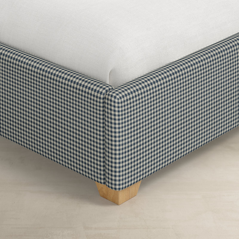 Julia Platform Bed, Queen, Denim