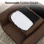 Ensemble de 2 fauteuils MCM en chenille douce à accoudoirs roulés-518937801