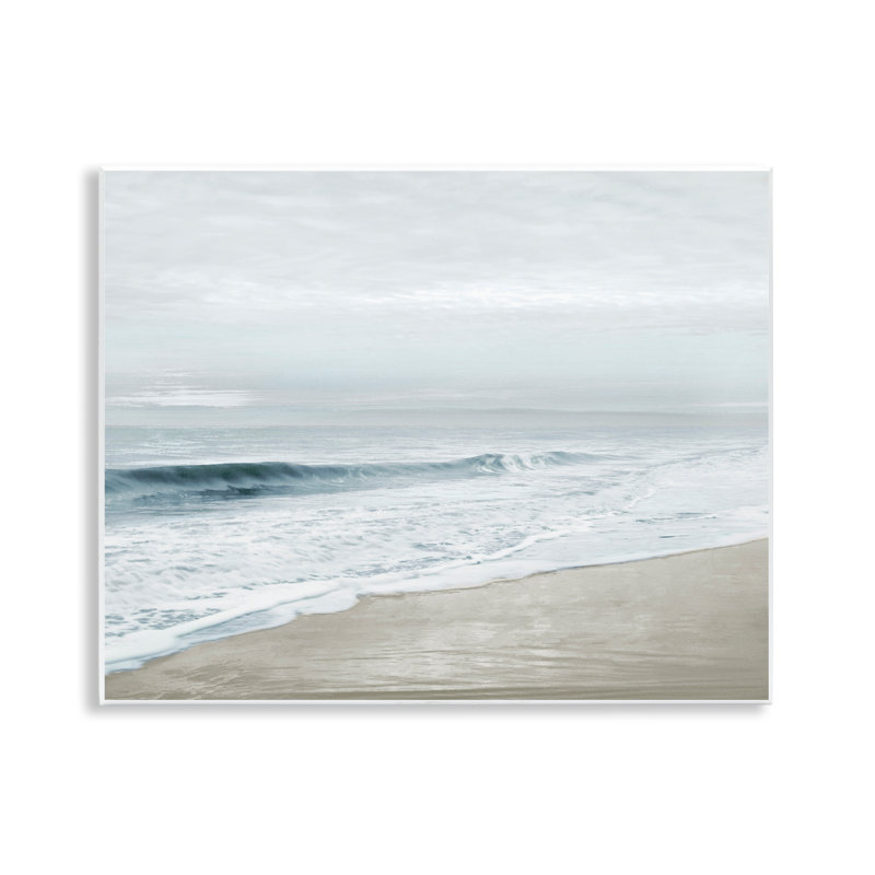 Plaque murale Morning Bliss Beach Coast, design par Natalie Carpentieri