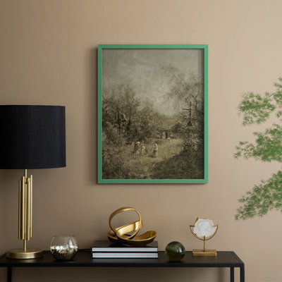 «Vintage Landscape», reproduction encadrée CL XXV - bois massif