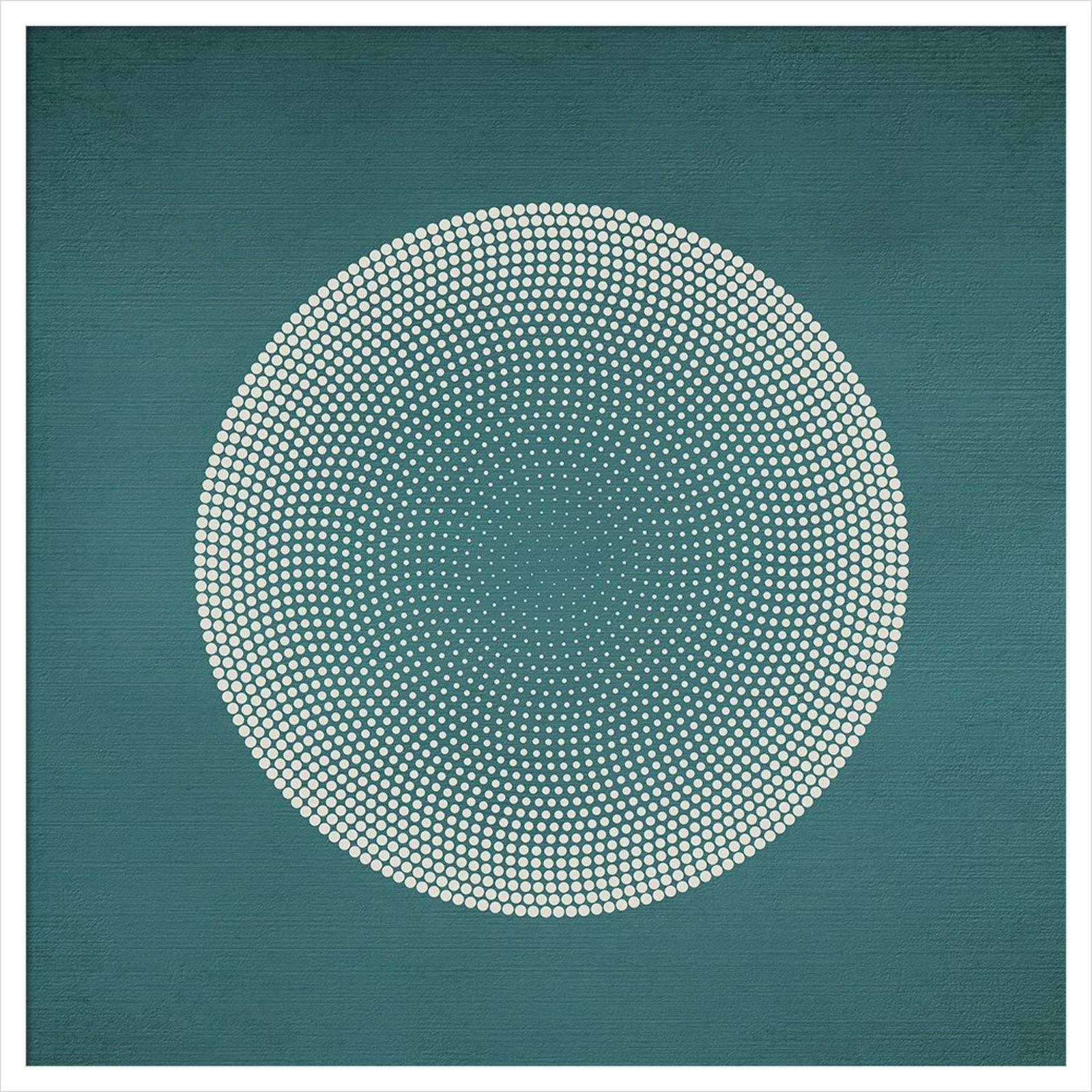 Circles by Incado, White, 33" H x 33" W x 1" D