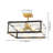 Aldgate 4 - Light Glass Flush Mount Ceiling Light