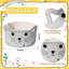 Panier de rangement pour chat tissé avec des oreilles et un jouet décoratif pour animal de compagnie-2059715744