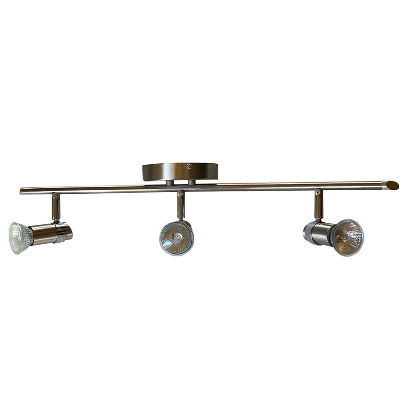 Ensemble de rail d'éclairage 3 lumières 24 po 24 po