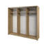 Bejo 3 Door Manufactured Wood Wardrobe