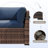 Yentin Wicker Loveseat with Cushions-650554573