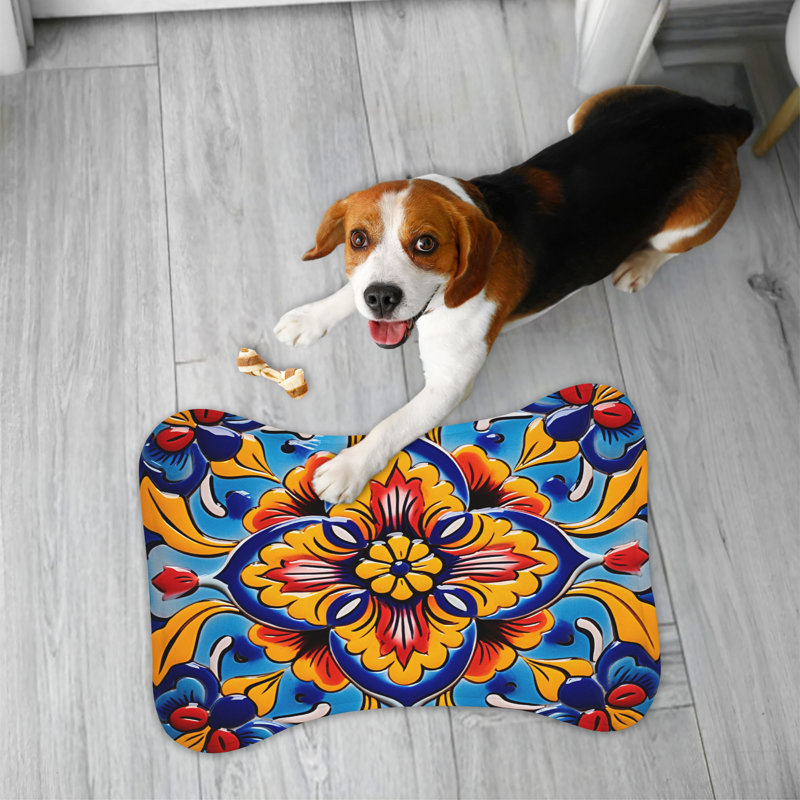 Ornate Tiles - Tapis d'alimentation en os 1 pièce