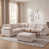 Chenille beige sélectionné