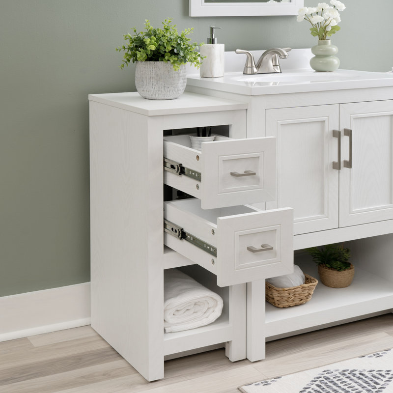 Stovall Small Floor Cabinet, White