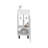 Bethel Wide One-Door Cabinet, Free Standing Vanity With Resin Sink And Two Shelves, Bathroom Storage, White-958881925