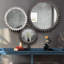 Miroir 26 po en forme de X rétro pour salle de bain, salon, vestibule - style rétro décoratif antique-423440376