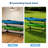 2-Tier Freestanding Kayak Storage Rack with Wheels, Adjustable Heavy-Duty Stand for Canoes, Kayaks, SUP & Surfboards