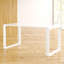 Jorgensen Glass Steel Writing Desk