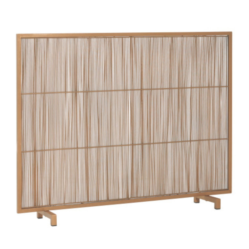 Fireplace Screen, Gold