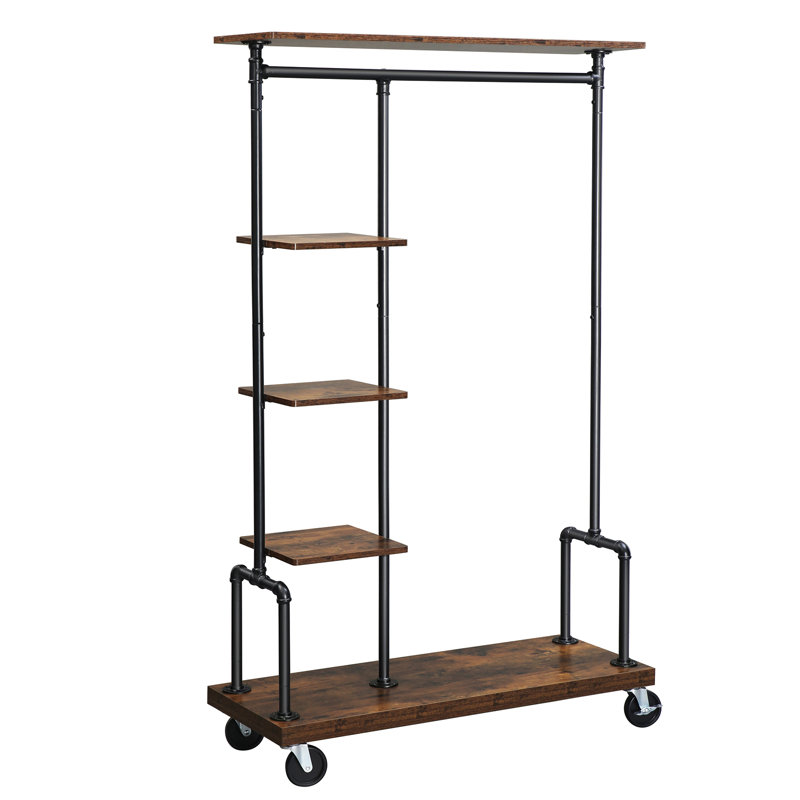 Durazo 103.5cm Rolling Clothing Rack