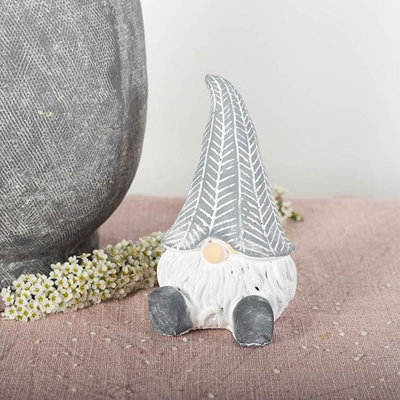 Figurine gnome en béton Merritt