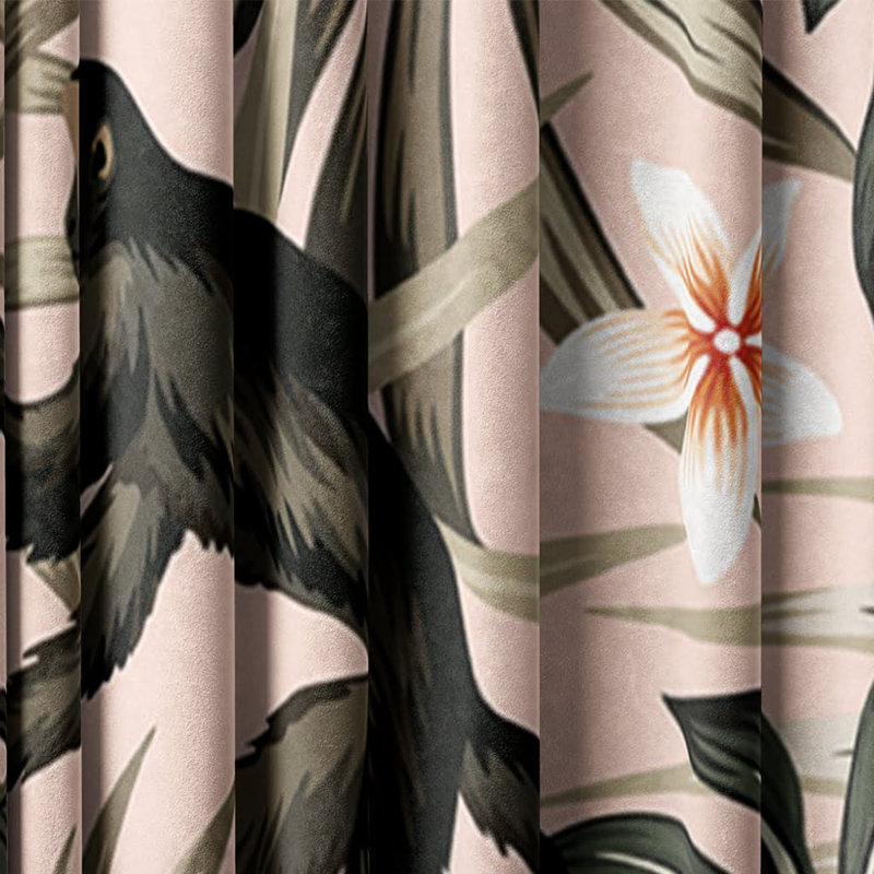 Chislett Velvet Blackout Curtain Panel Pair, 148cm Width x 300cm Drop