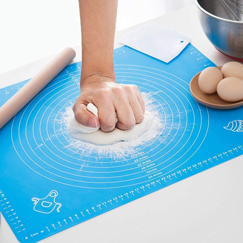 40x60cm Full Size Large Silicone Baking Mat With Measurements | Non-stick Pastry Mats For Rolling Dough | Non-slip - Heat Resistant |